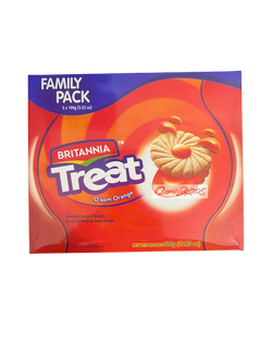 BRITANNIA TREAT FAMILY PACK PINEAPPLE 500G