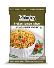 BRAHMINS BROKEN SAMBA WHEAT 500G