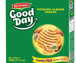 BRITANNIA GOODDAY PISTACHIO-ALMOND COOKIES 600G