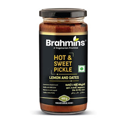 BRAHMINS LEMON & DATES HOT & SWEET PICKLE 400G