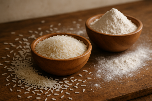Rice Wheat and flour